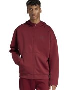 adidas Sportswear Худи Future Icons с цип - Тъмночервен