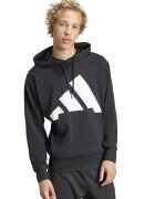 adidas Sportswear Худи с лого - Бял/Черен
