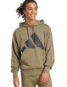 adidas Sportswear Худи с лого - Черен/Каки