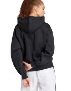 adidas Sportswear Худи с памук с джоб кенгуру Черен/Бял