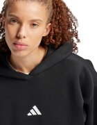 adidas Sportswear Худи с памук с джоб кенгуру Черен/Бял