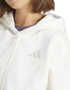 adidas Sportswear Худи с памук с цип Бял