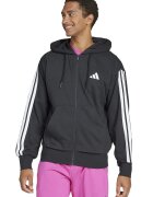 adidas Sportswear Худи с памук с цип - Бял/Черен