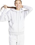 adidas Sportswear Худи с памук с цип Бял/Светло сив