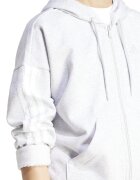 adidas Sportswear Худи с памук с цип Бял/Светло сив