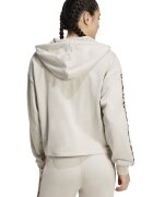 adidas Sportswear Худи с цип и два джоба Светлокафяв/Светло бежово