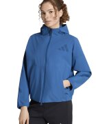 adidas Sportswear Худи с цип и джобове Син