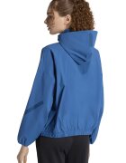 adidas Sportswear Худи с цип и джобове Син