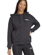 adidas Sportswear Худи с цип и лого Бял/Черен