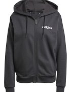 adidas Sportswear Худи с цип и лого Бял/Черен
