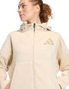 adidas Sportswear Худи Z.N.E. с паднали ръкави и скосени джобове Бежов