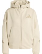 adidas Sportswear Худи Z.N.E. с паднали ръкави и скосени джобове Бежов