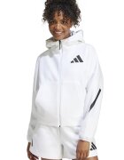 adidas Sportswear Худи Z.N.E. с паднали ръкави и скосени джобове Бял