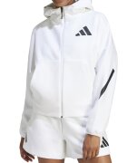 adidas Sportswear Худи Z.N.E. с паднали ръкави и скосени джобове Бял