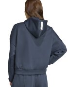 adidas Sportswear Худи Z.N.E. с паднали ръкави и скосени джобове Бял/Тъмносин