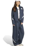 adidas Sportswear Худи Z.N.E. с паднали ръкави и скосени джобове Бял/Тъмносин
