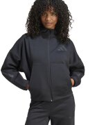 adidas Sportswear Худи Z.N.E. с паднали ръкави и скосени джобове Черен