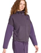 adidas Sportswear Худи Z.N.E с цип и паднали ръкави Виолетов/Тъмновиолетов