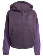 adidas Sportswear Худи Z.N.E с цип и паднали ръкави Виолетов/Тъмновиолетов