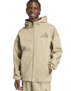 adidas Sportswear Худи Z.N.E. с цип - Камел/Светло бежово