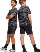 adidas Sportswear Камуфлажни шорти с памук Черен/Избеляло черно