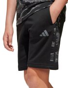 adidas Sportswear Камуфлажни шорти с памук Черен/Избеляло черно