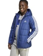 adidas Sportswear Капитонирано яке с качулка - Кралско Синьо/Бял