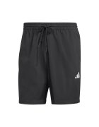 adidas Sportswear Къс панталон с джобове встрани Бял/Черен