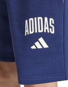 adidas Sportswear Къс панталон с лого Бял/Тъмносин
