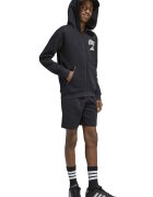 adidas Sportswear Къс панталон с лого Черен/Мръснобял