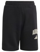 adidas Sportswear Къс панталон с лого Черен/Мръснобял