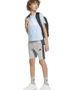 adidas Sportswear Къс панталон с връзка и джобове встрани Tъмносив