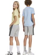 adidas Sportswear Къс панталон с връзка и джобове встрани Tъмносив