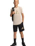 adidas Sportswear Къс спортен екип с лого Черен/Бежов