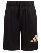 adidas Sportswear Къс спортен екип с лого Черен/Бежов