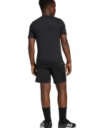 adidas Sportswear Къс спортен екип с лого Черен/Сив