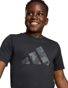 adidas Sportswear Къс спортен екип с лого Черен/Сив