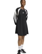 adidas Sportswear Къса рокля с лого - Черен/Мръснобял