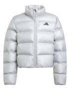 adidas Sportswear Късо капитоирано зимно яке със странични джобове Сребрист