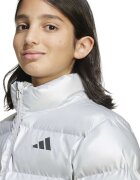 adidas Sportswear Късо капитоирано зимно яке със странични джобове Сребрист