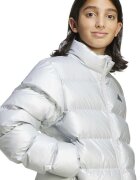 adidas Sportswear Късо капитоирано зимно яке със странични джобове Сребрист
