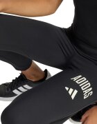 adidas Sportswear Клин с миди талия и лого Черен/Мръснобял