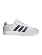 adidas Sportswear Маратонки VL Court от еко кожа с велур - Черен/Светло сив/Бял