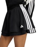 adidas Sportswear Набрана пола с контрастни кантове Черен