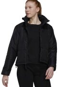 adidas Sportswear Олекотено късо яке с лого на гърба