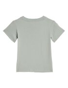 adidas Sportswear Памучна тениска и къс панталон - 2 части Бледозелен/Tъмносив
