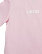 adidas Sportswear Памучна тениска и къс панталон - 2 части Фуксия/Бял/Прашно розово