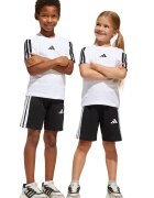 adidas Sportswear Памучна тениска и къс панталон Черен/Бял