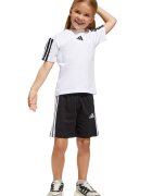 adidas Sportswear Памучна тениска и къс панталон Черен/Бял