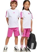adidas Sportswear Памучна тениска и къс панталон Фуксия/Бял